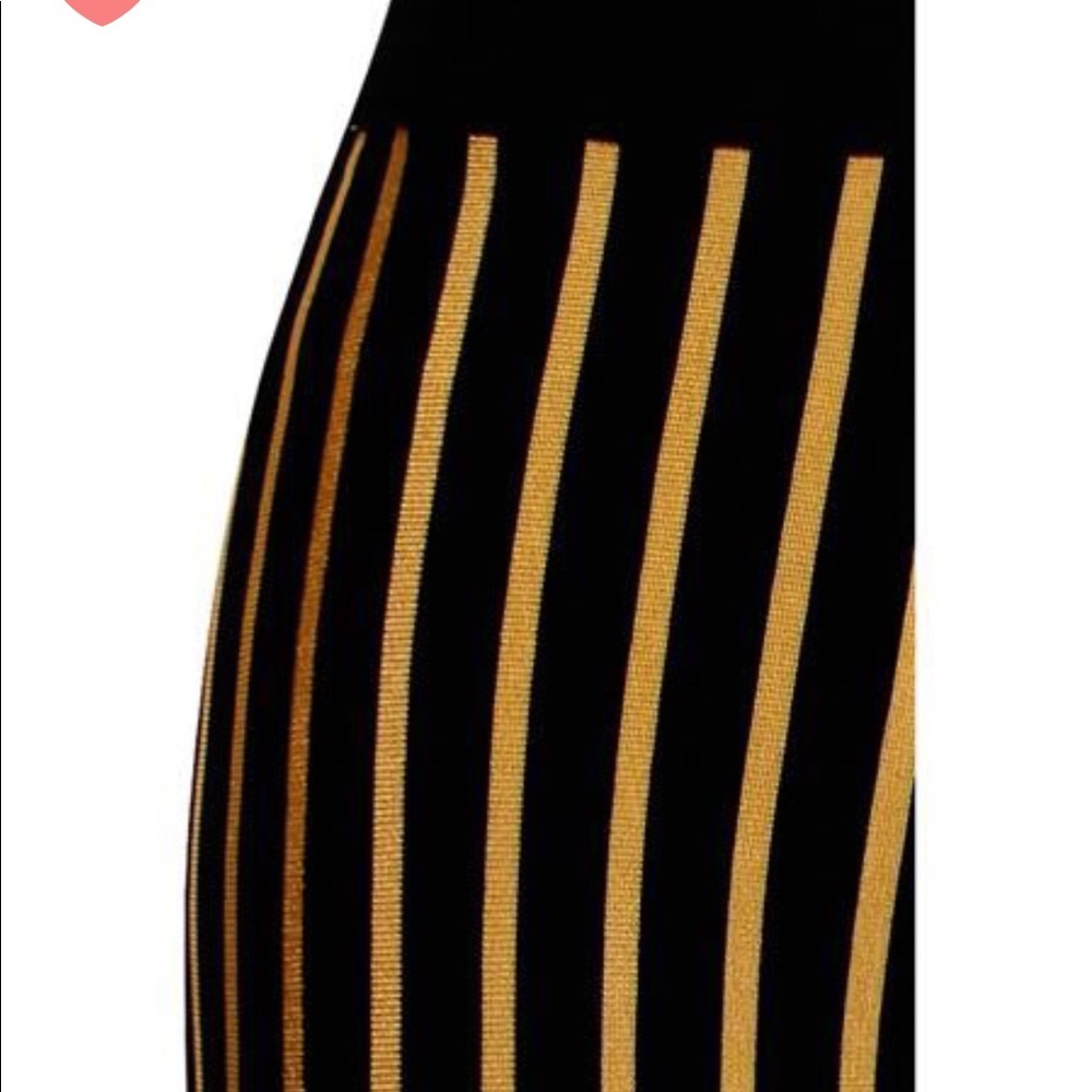 Black and gold stripe bandage set true to size L - Picture 4 of 6